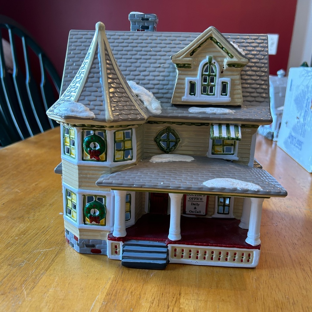 Retired Snow Village the Doctors House